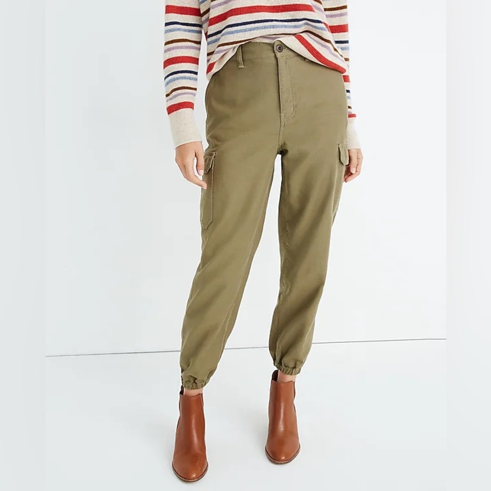 LAST CHANCE MADEWELL high rise cargo fatigue pants